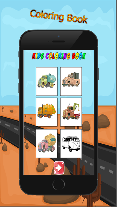 How to cancel & delete car monster truck rocks - coloring pigment markers from iphone & ipad 3