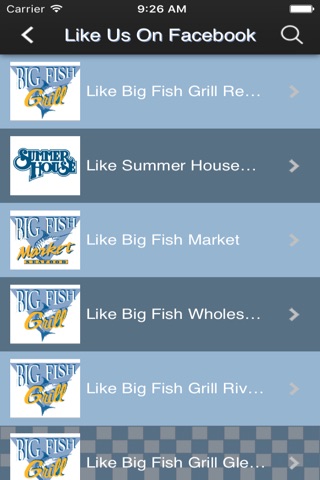 Big Fish Restaurant Group screenshot 3