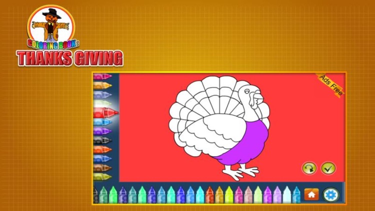 Coloring Book Thanks Giving screenshot-3