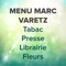 Menu Marc Varetz