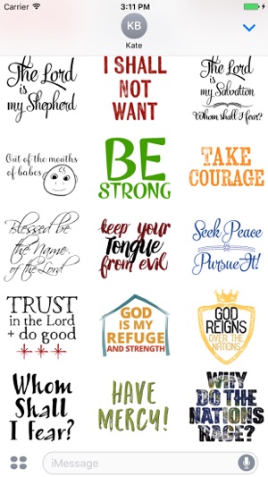 Christian Bible Stickers - Psalms(圖2)-速報App