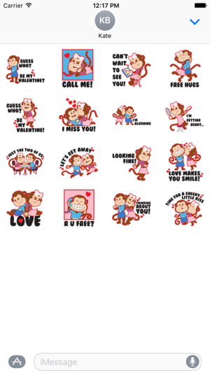 Joey+Joy Cheeky Romance Stickers(圖2)-速報App