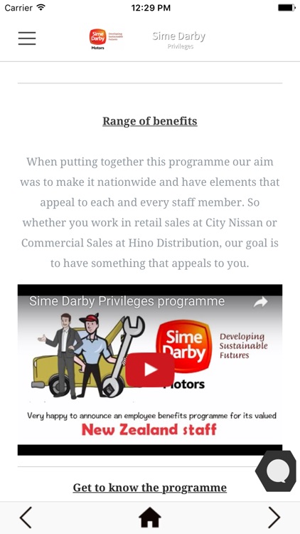 Sime Darby Privileges