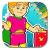 The Knight Coloring Page For Kids Free Game