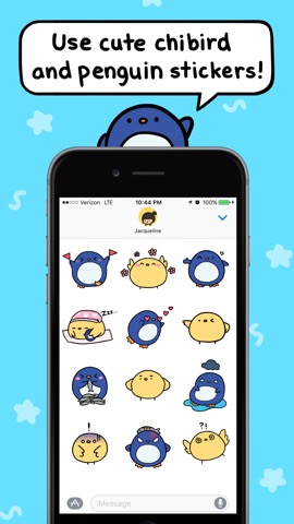 Chibird & Penguin Stickersのおすすめ画像2