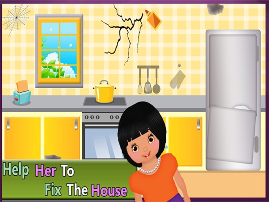 Fix It Kids - Repair Little Baby House iPad screenshot