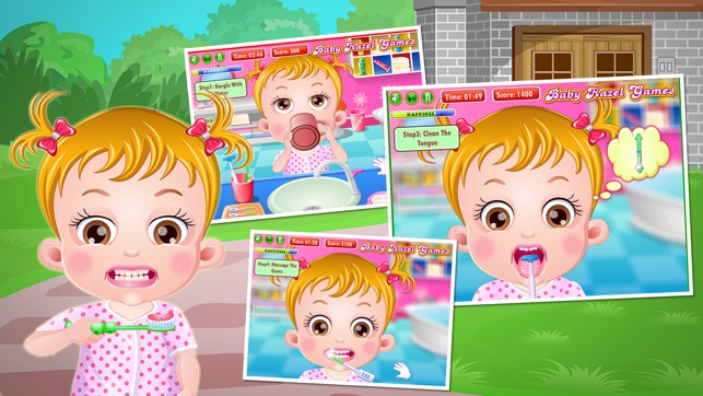 Baby Hazel Brush Time