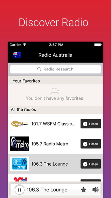 Screenshot #2 pour Radio Australie - Radio Australia - Radios AUS