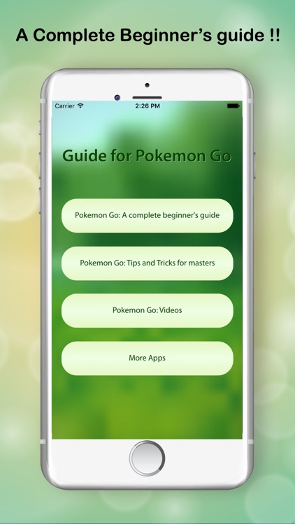PokeGuide for Pokémon Go