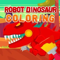 Activities of Robot Dinosaur Coloring