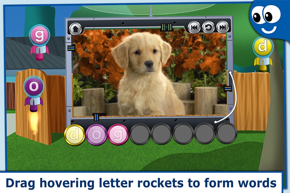 Flying First Words for Kids and Toddlers Free: Preschool learning reading through letter recognition and spelling screenshot 2