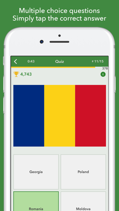 GeoChallenge - Flags Quiz + Maps, Capitals, States screenshot 4