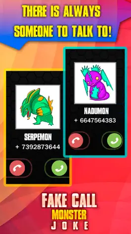 Game screenshot Fake Call Monster Joke apk