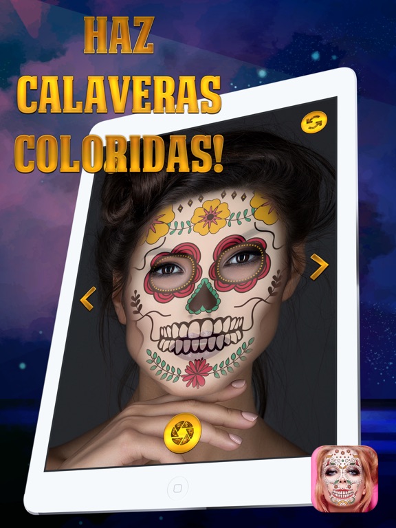 Screenshot #4 pour Peinture de Visage pour Jour des Morts