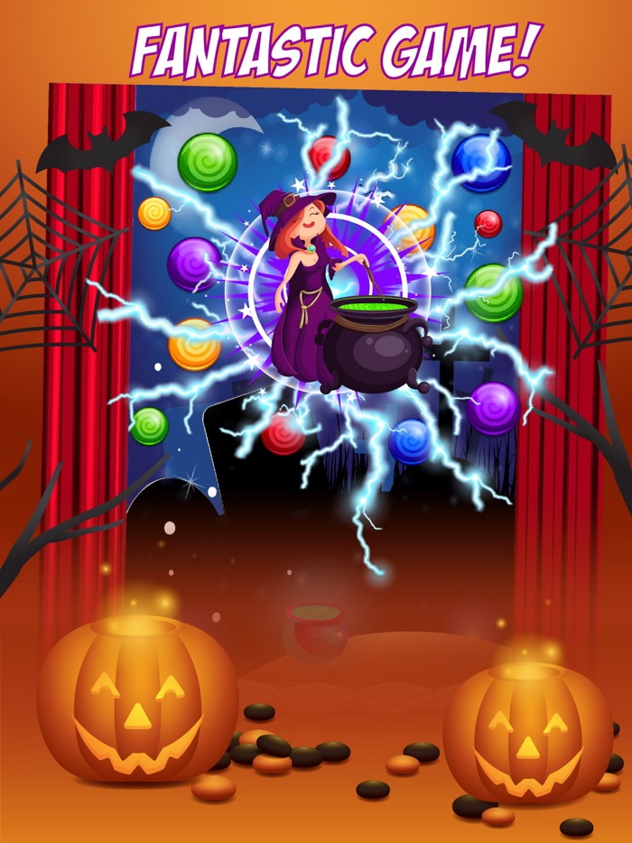 Bubble Candy Shooting - Halloween babies game