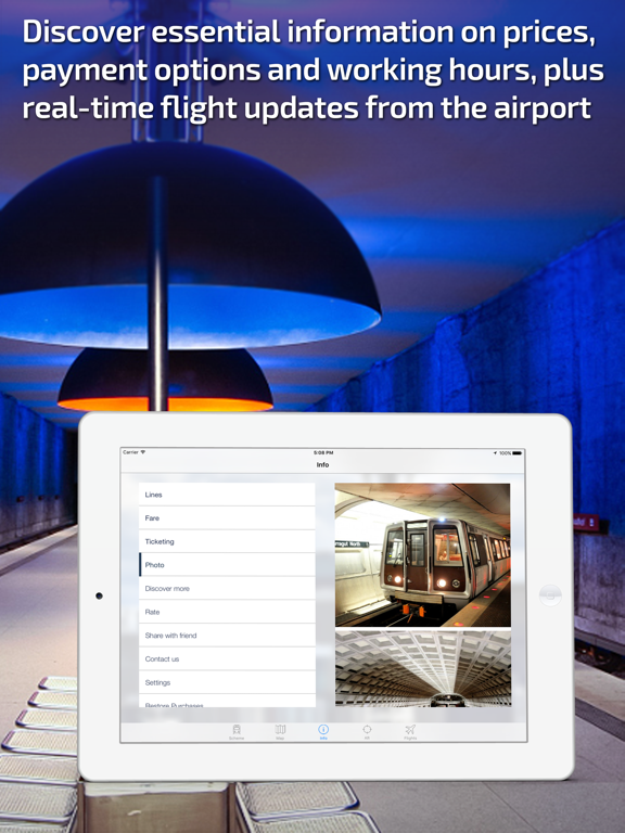 Washington DC Metro Guide and Route Planner iPad screenshot 5 - Travel app