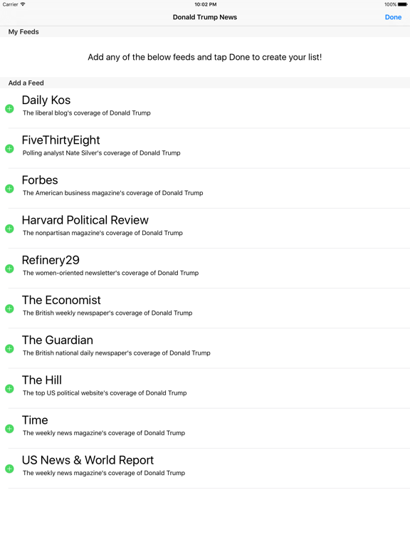 Screenshot #6 pour Trump News - The Unofficial News Reader for Donald Trump