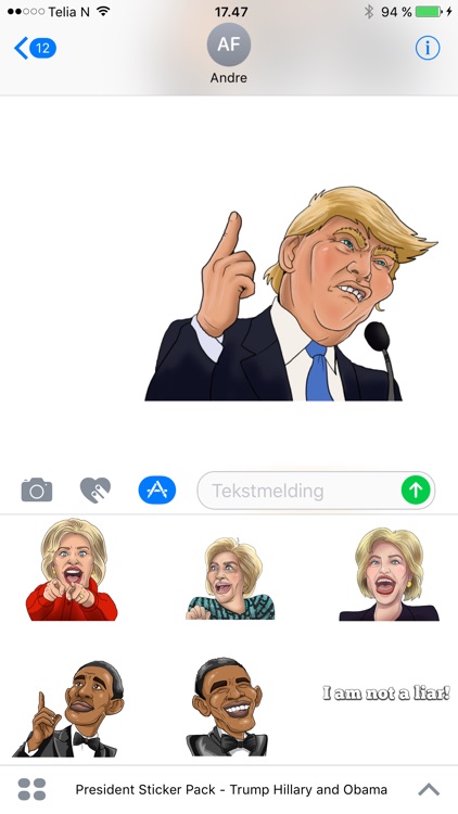 President Trump Emojis - "Grab em"