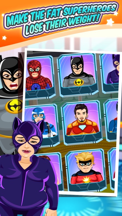 Screenshot #3 pour Superhero Fat to Fit Gym 2 - cool sport running & jumping games!
