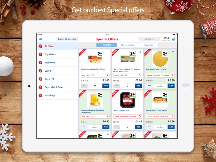 Tesco Fresh Groceries for iPad