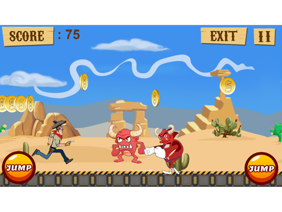 Cowboy Gun Shoot - Aliens and Cowboys Fun For Free iPad screenshot