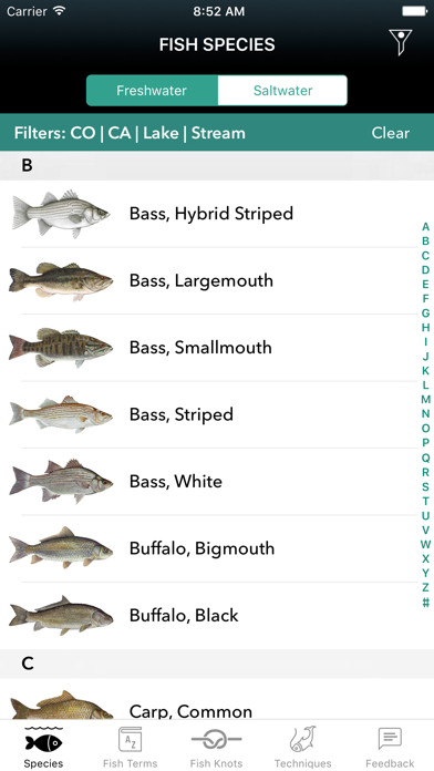 Fishopedia iPhone screenshot 2 - Sports app