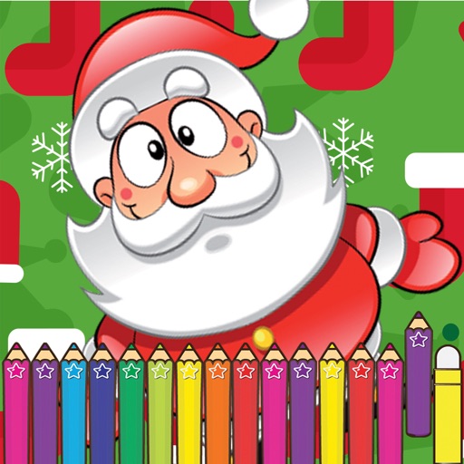 Christmas Coloring Games for kid for Preschoolers iOS App