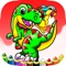 This Coloring Books Games For Kids is drawing painting games with Dinosaurs, Easter egg bunny and animals for preschool toddler