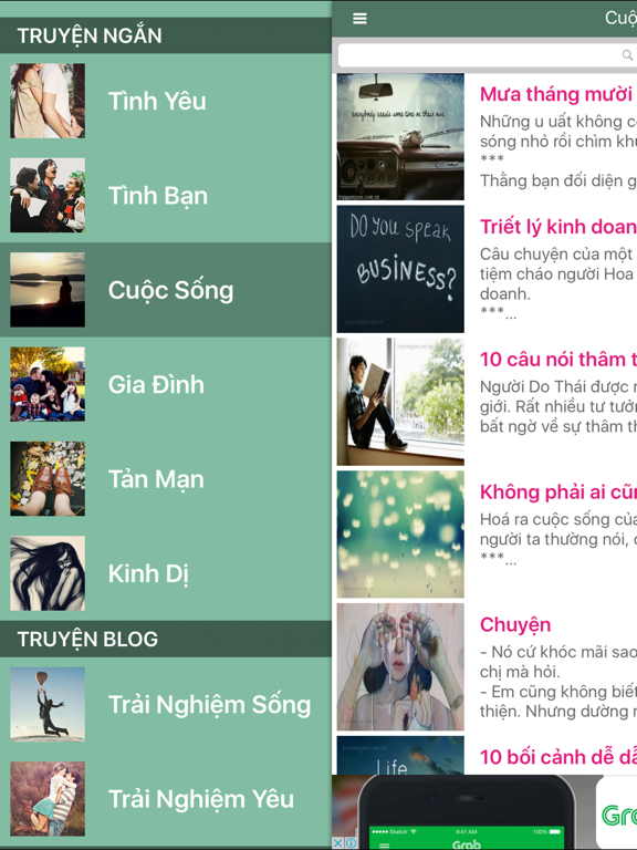 Screenshot #4 pour Truyện Ngắn HD - Ngôn tình, tiểu thuyết, tâm sự