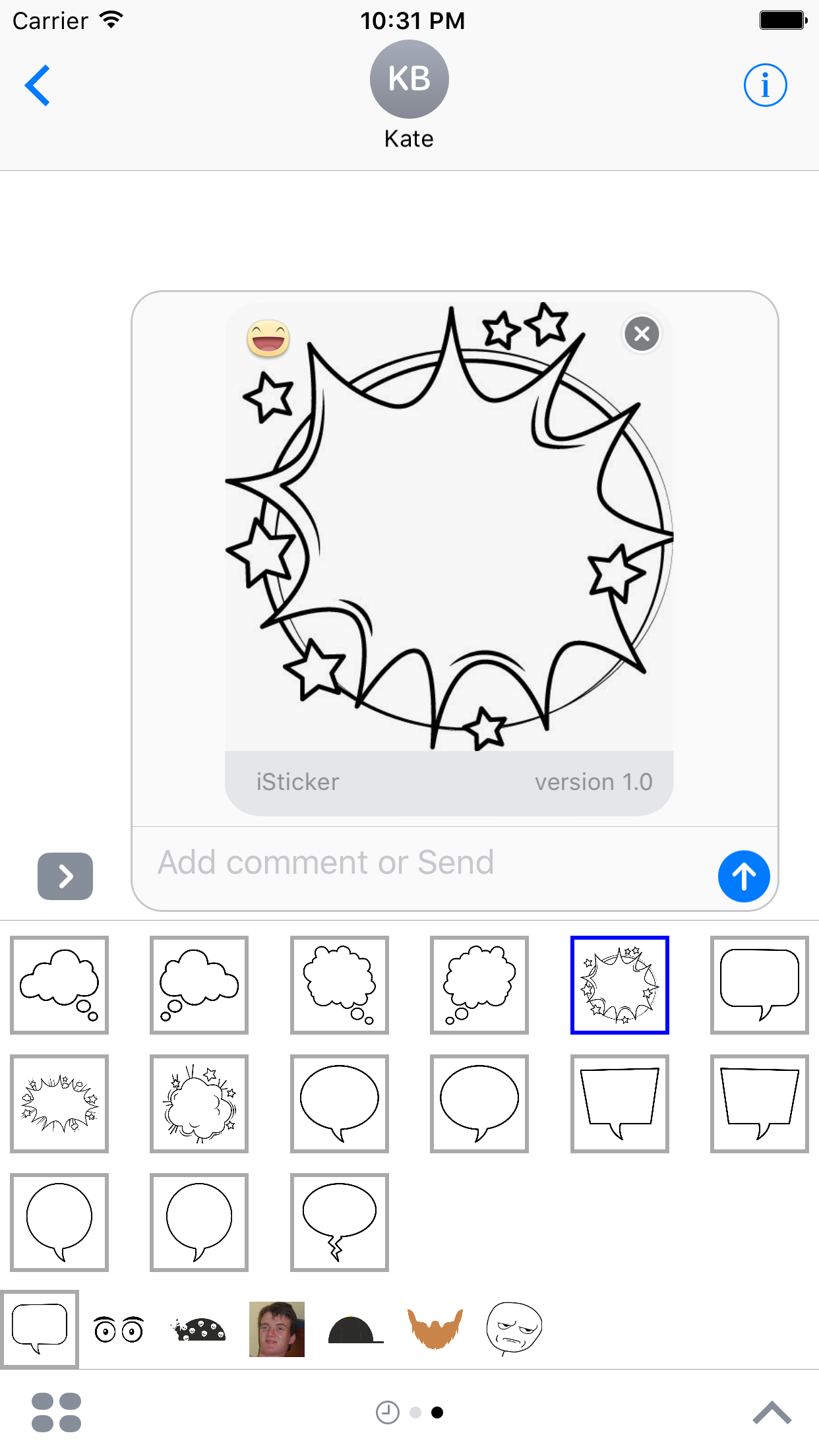 iSticker for iMessage screenshot 3