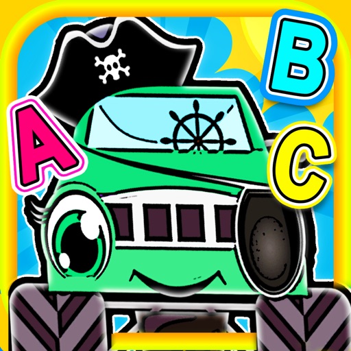 Pirate Preschool Monster Trucks  - Solve puzzles icon