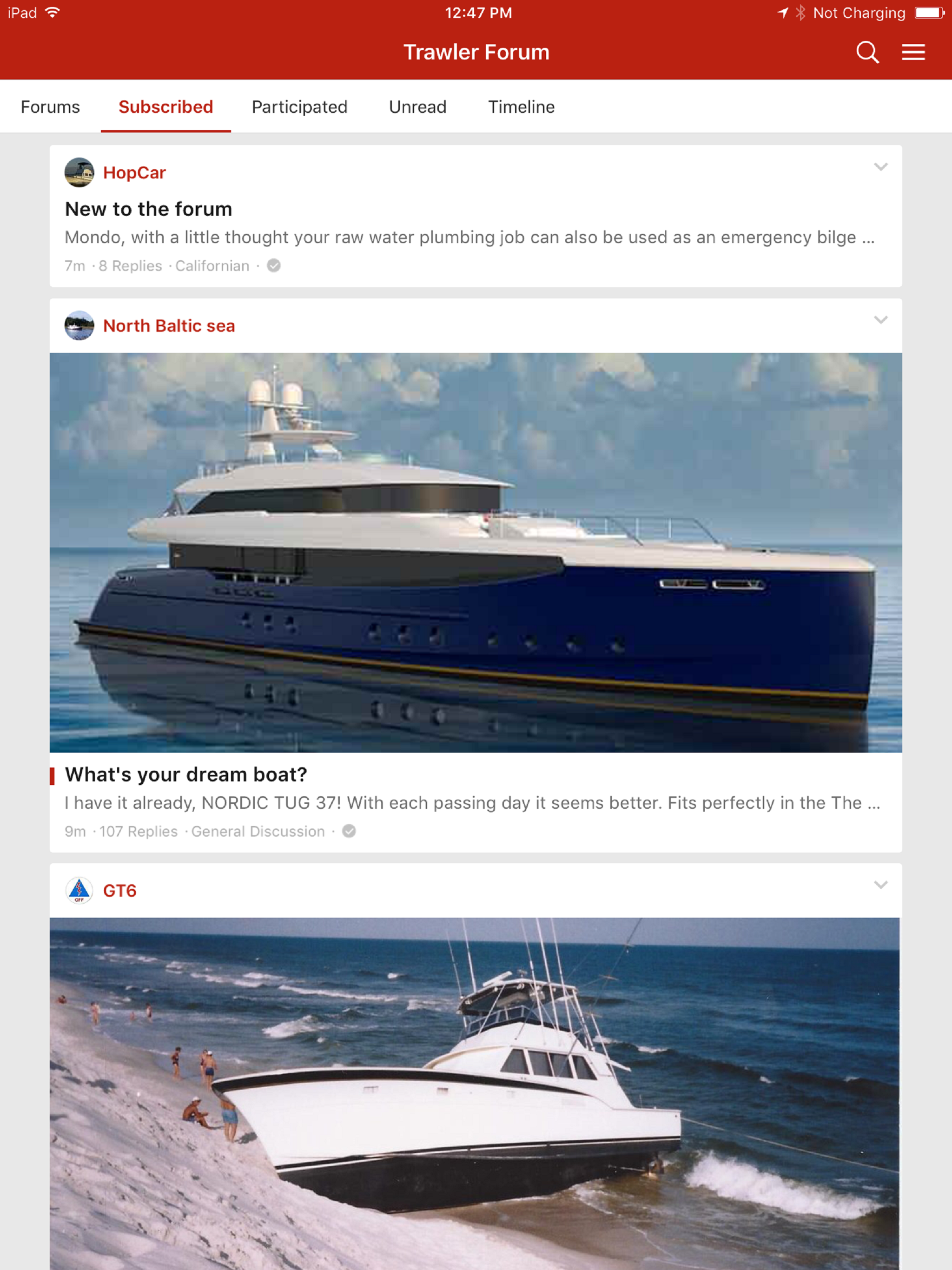 Trawler Boating Forums screenshot 4