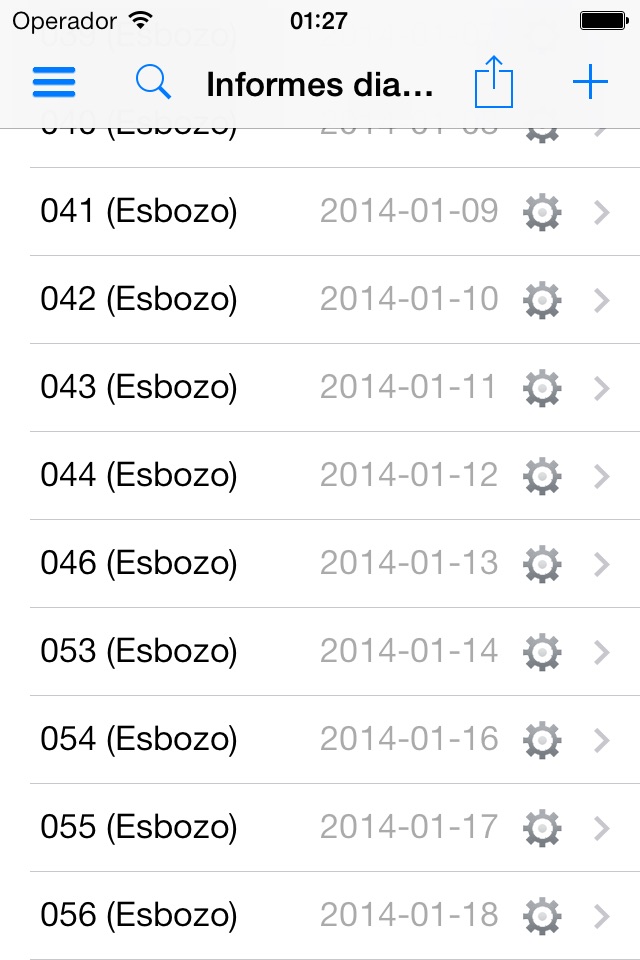 Bautagebuch App screenshot 2