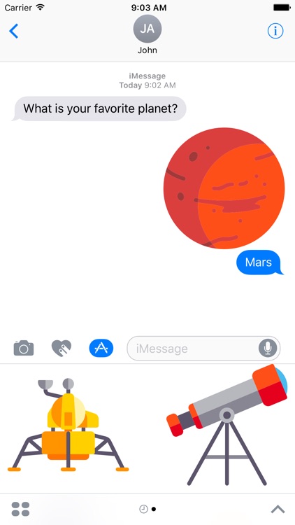 Space Stickers Limited Edition for Messages screenshot-3