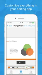 Templates for Keynote Professional screenshot #5 for iPhone