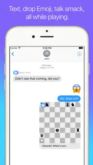chess42 - chess for imessage iphone screenshot 2