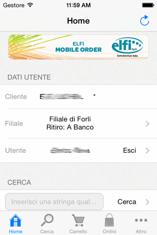 Elfi Mobile Order screenshot 2