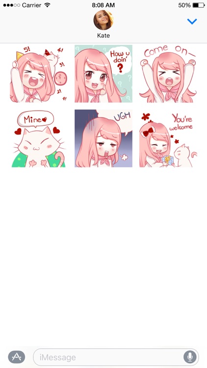 Hanako stickers screenshot-4