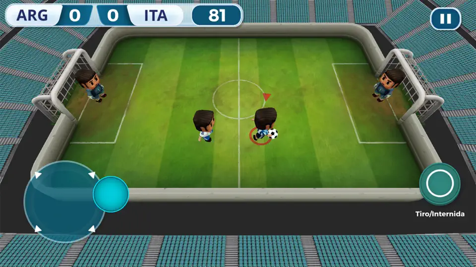 Captura de pantalla de Tap Soccer Partido De Fútbol en iPhone 3