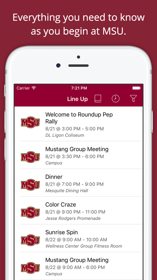 #1. MSU & MORE: Midwestern State University Events (iOS) 由: Legit Apps, LLC