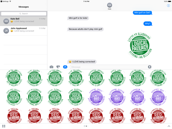 Screenshot #4 pour Logical Fallacies & Cognitive Biases