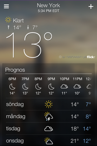 Yahoo Weather screenshot 2