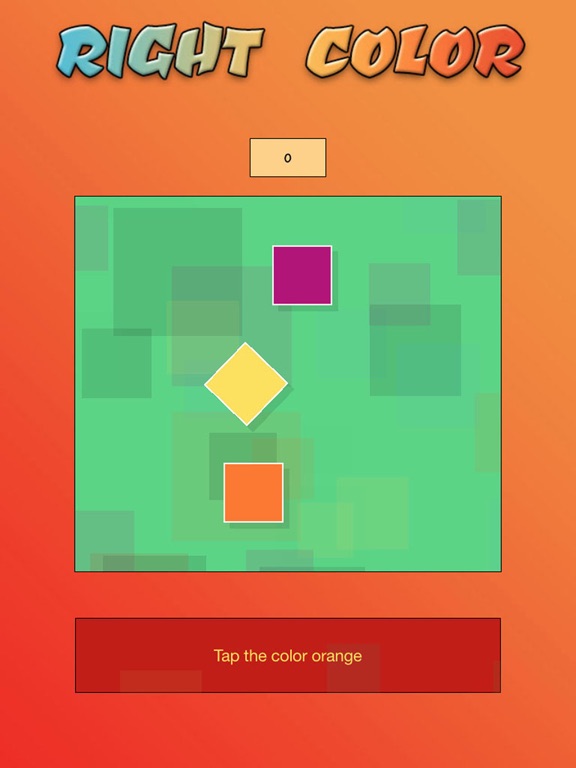 Screenshot #6 pour Right Color - chose the right color game