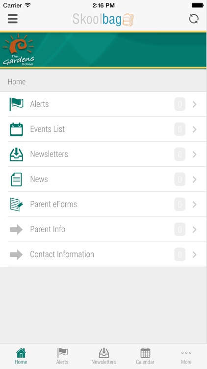 The Gardens School - Skoolbag