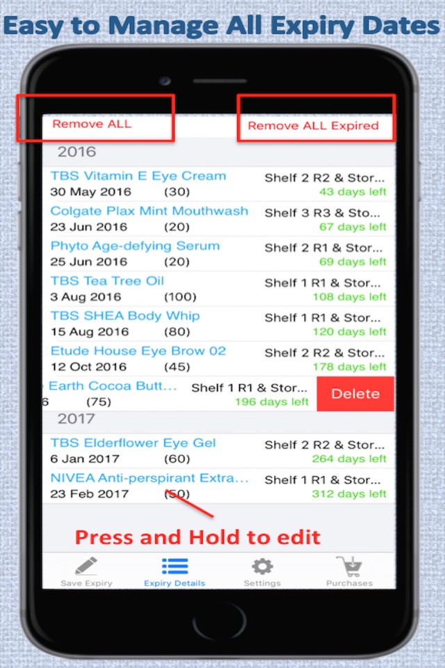 Expiry Alert Biz - Keep track of expiration dates screenshot 4