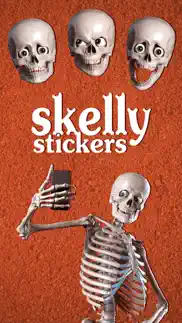 skelly stickers: skulls and skeletons iphone screenshot 1