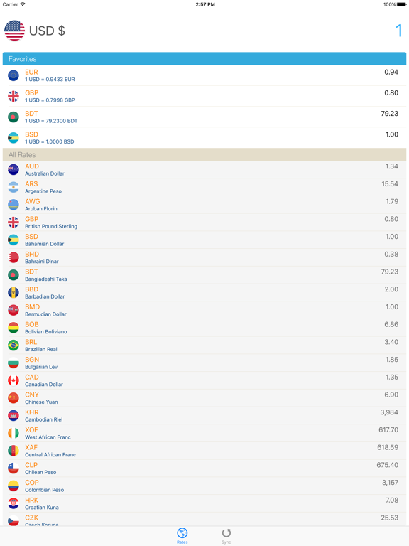 Screenshot #6 pour Currency Today - Global Currency Convertor Widget