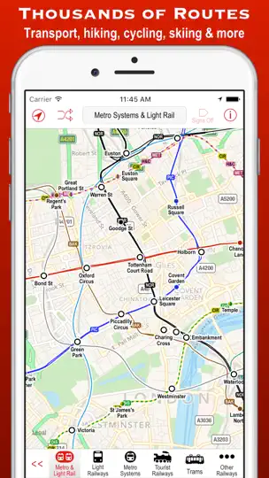 Скриншот Poison Maps - UK & Ireland на iPhone 2