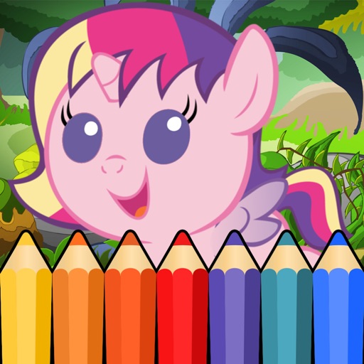 PONY Coloring Games for Little Toddler Girls iOS App