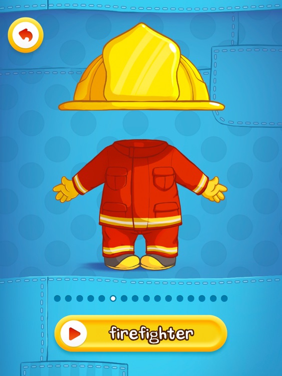 Dress Up : Professions - Occupations puzzle game & Drawing activities for preschool children and babies by Play Toddlers (Full Version for iPad)